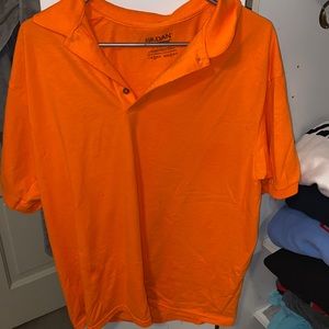Orange polo tee